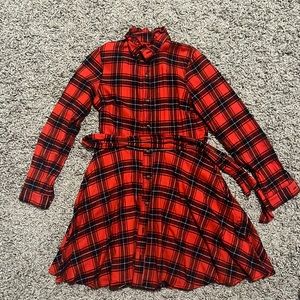 Kiel James Patrick Like New Cozy Cabin Flannel Dress Small.